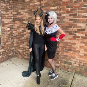 Maleficent costume horns and cape